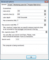 Captura de pantalla #2 de Powered Registrador de teclas