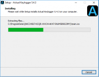 Captura de pantalla #2 de la Actual Registrador de teclas